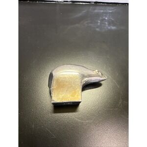 Vintage Dansk Silver plated Paperweight Figurine Japan Bear